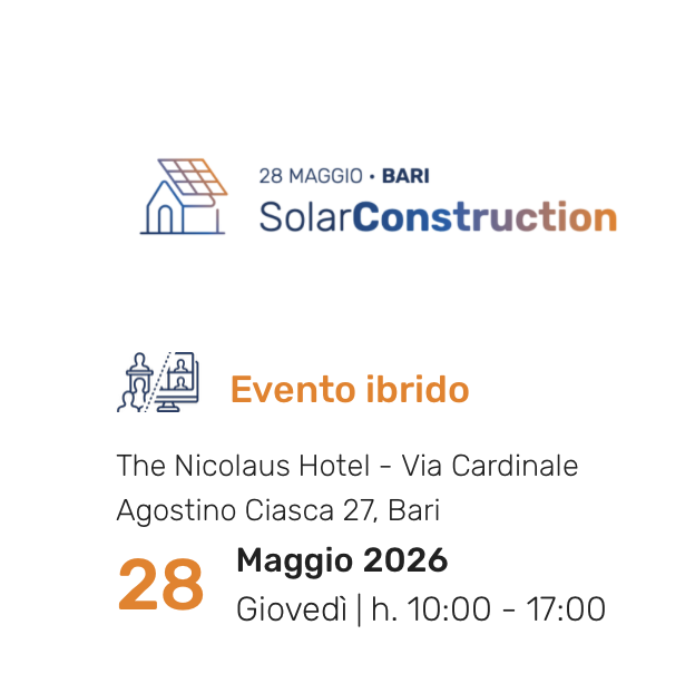 SolarConstruction - Realizzazione, gestione e manutenzione degli impianti FV di grandi dimensioni